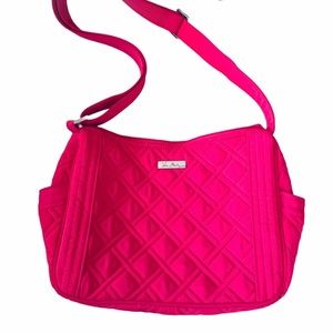 NWT VERA BRADLEY On-the-Go Fuchsia Shoulder Bag